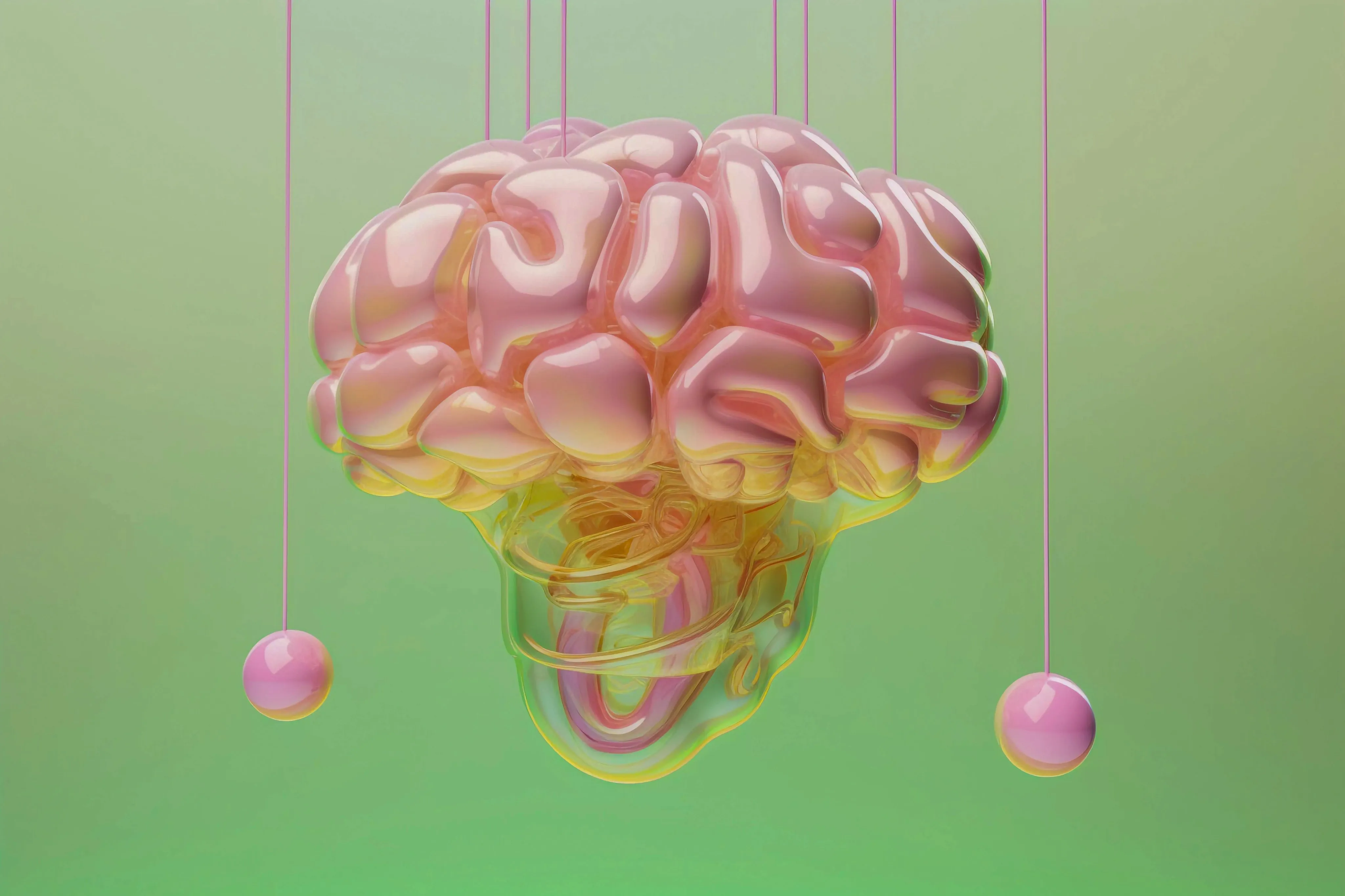 Human brain illustration